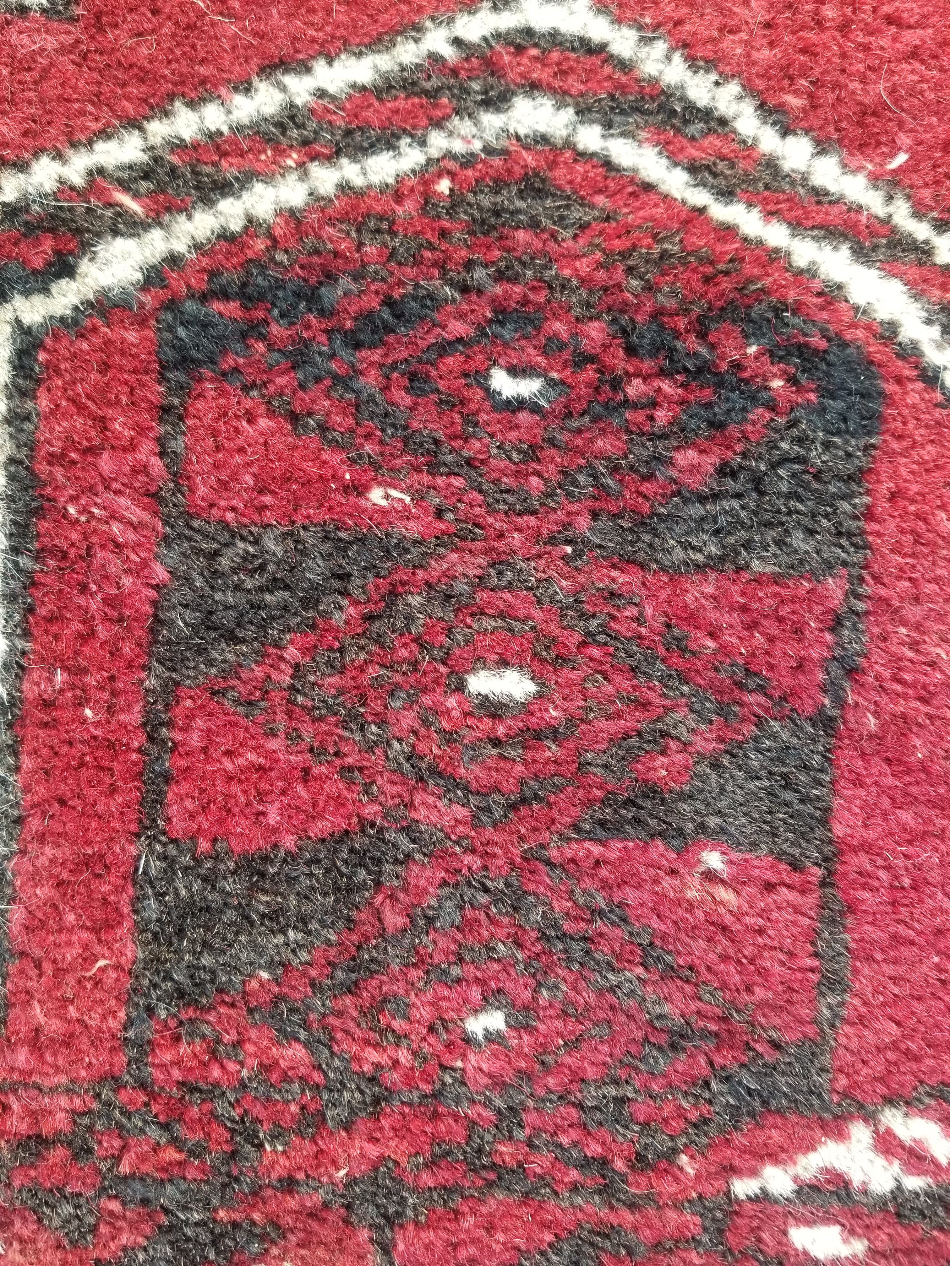 Antique Traditional Handmade Turkoman Wool Multicolor Torba 129x39cm