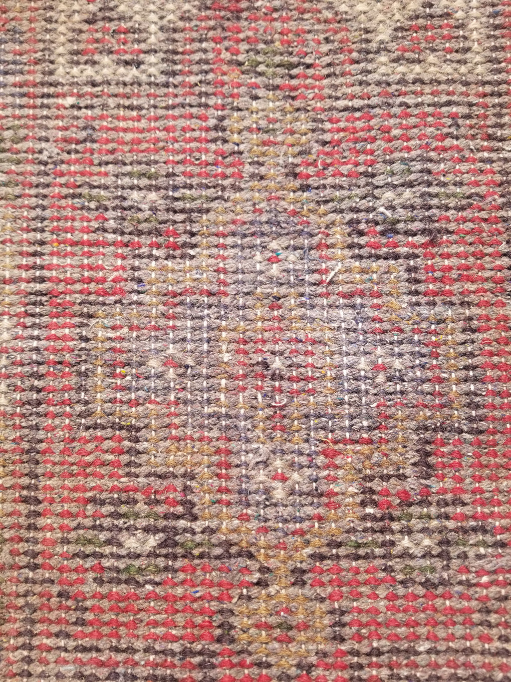 Antique Traditional Handmade Oriental Wool Multicolor Rug 51x38cm