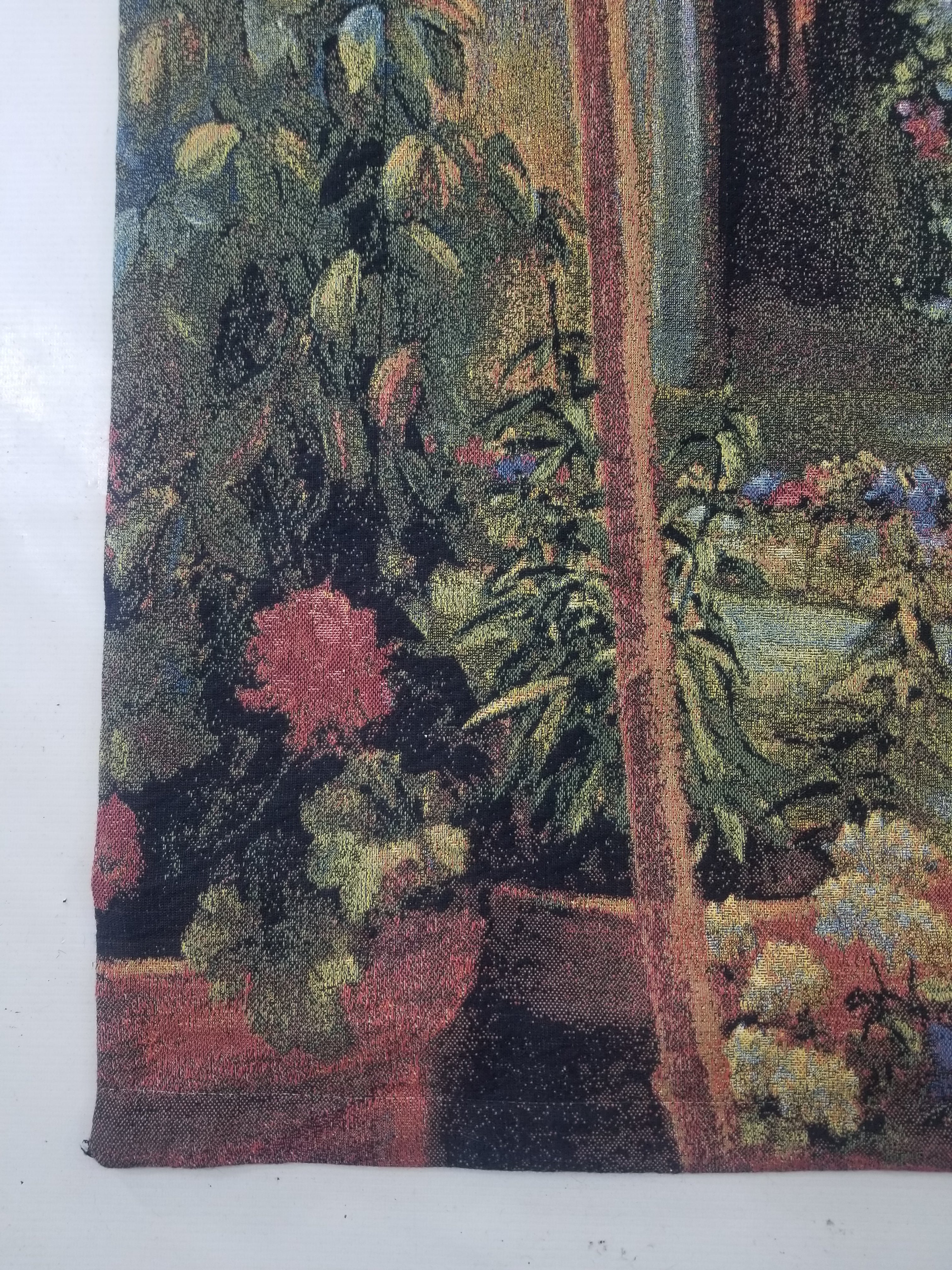 Vintage American Outdoor Cafe Scene Wall Hanging Tapestry 177x122cm