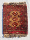 Distressed Antique Handmade Bokhara Wool Multicolor Rug 60x54cm