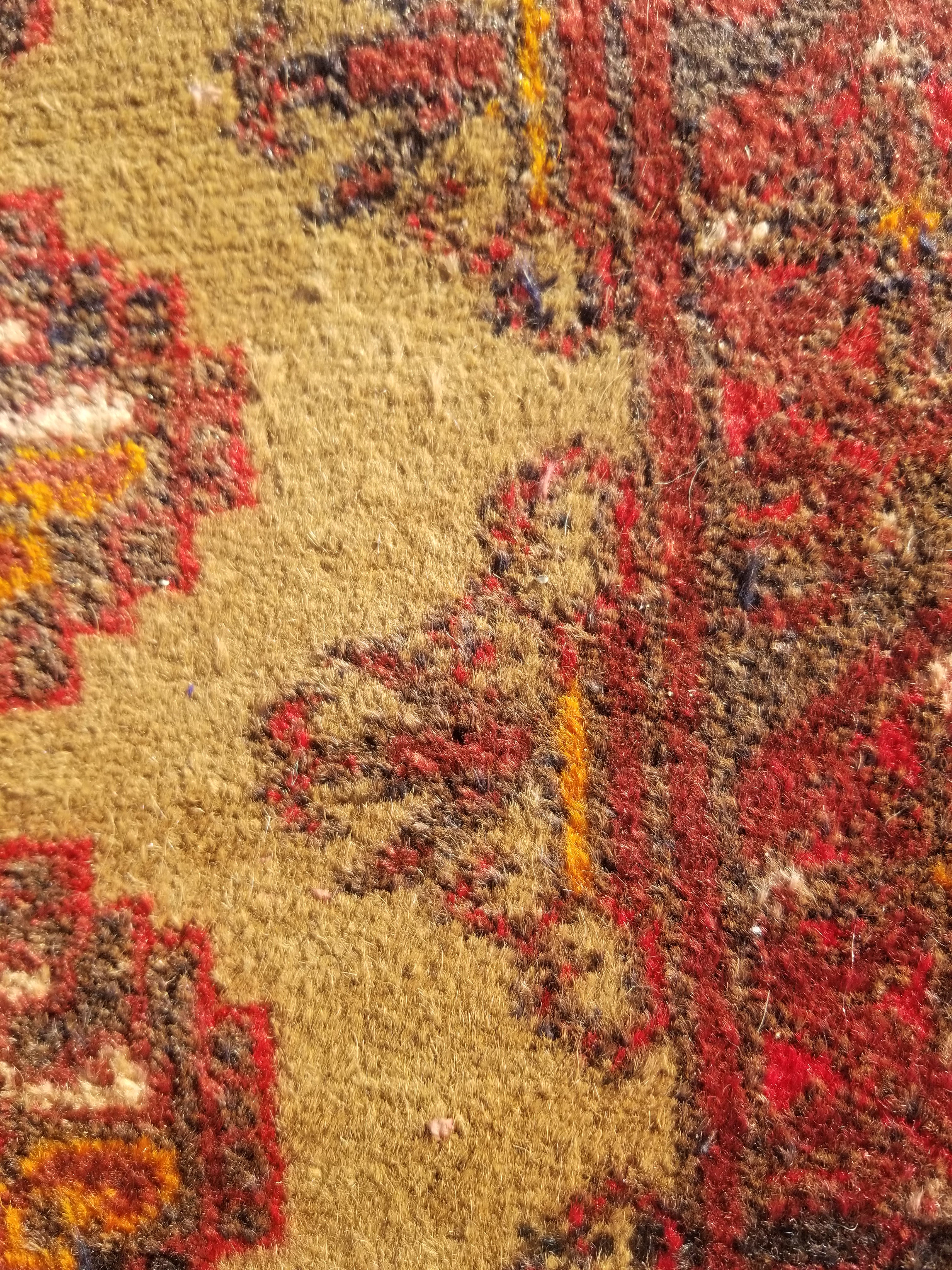 Distressed Antique Handmade Bokhara Wool Multicolor Rug 60x54cm