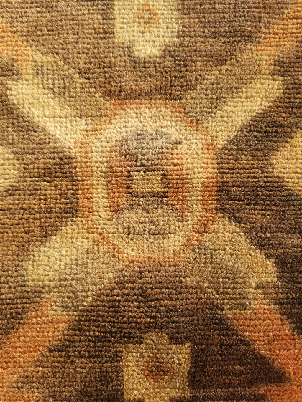 Distressed Antique Traditional Handmade Turkish Wool Multicolor Rug 92x42cm