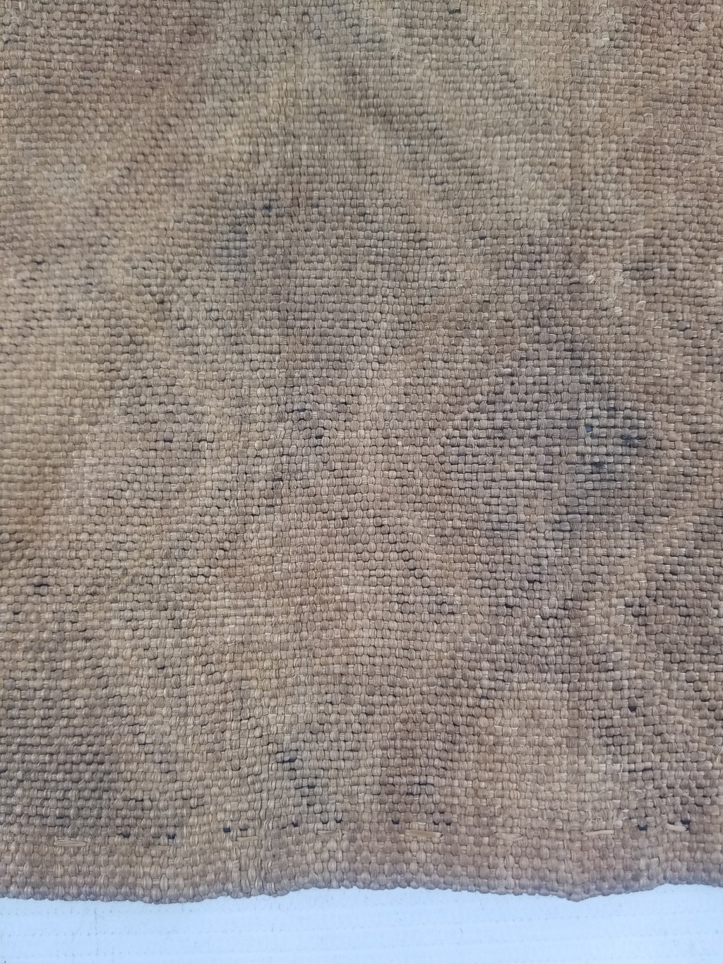Vintage African Handwoven Kuba Cloth Raffia Textile Panel 53x41cm