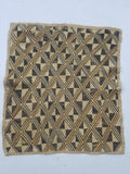 Vintage African Showa Kuba Cloth Textile Panel 63x57cm