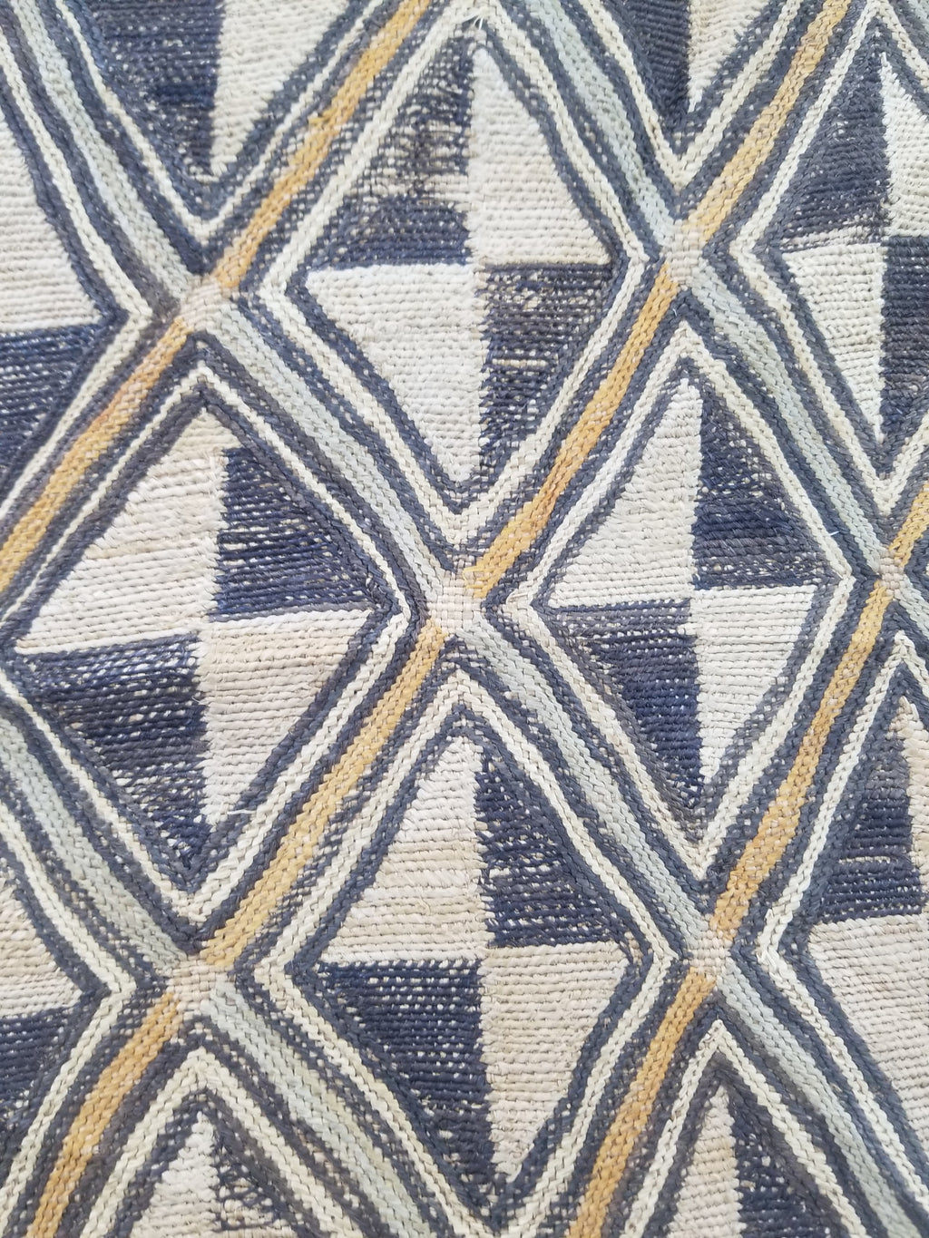 Vintage African Showa Kuba Cloth Textile Panel 63x57cm