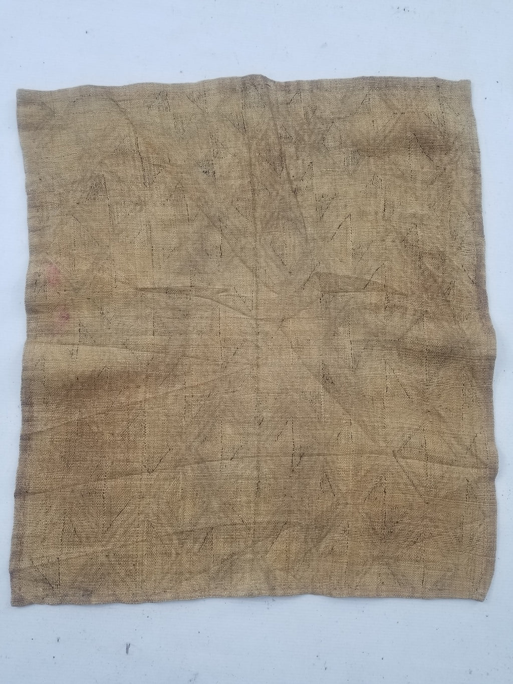 Vintage African Showa Kuba Cloth Textile Panel 63x57cm