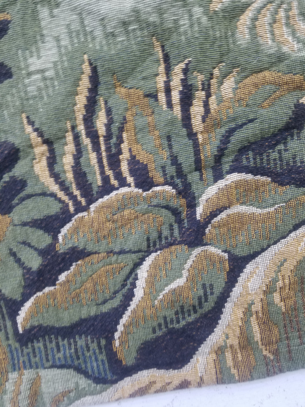 Antique French The Forest of Clairmarais Verdure Wall Hanging Tapestry 175x121cm