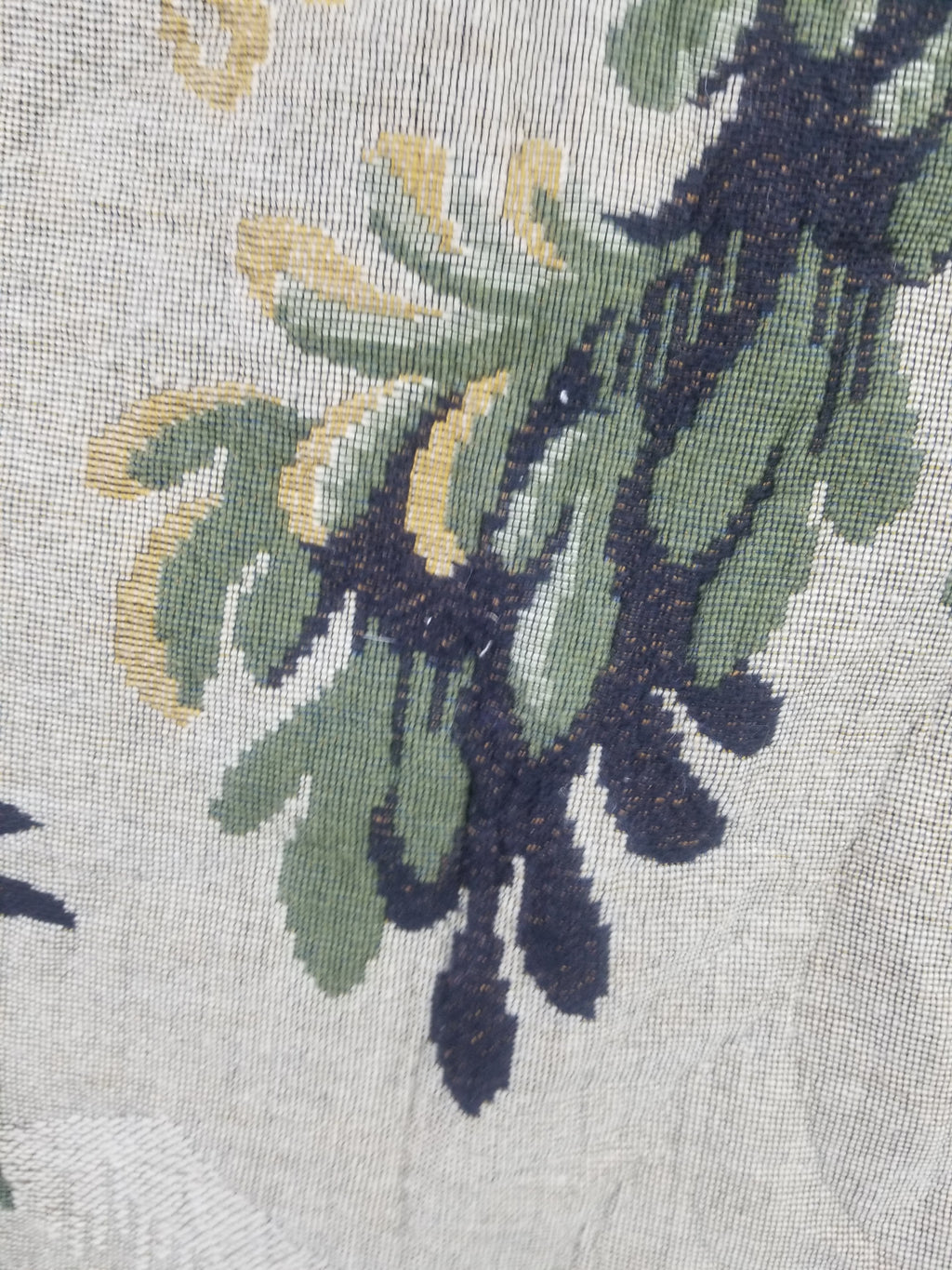 Antique French The Forest of Clairmarais Verdure Wall Hanging Tapestry 175x121cm