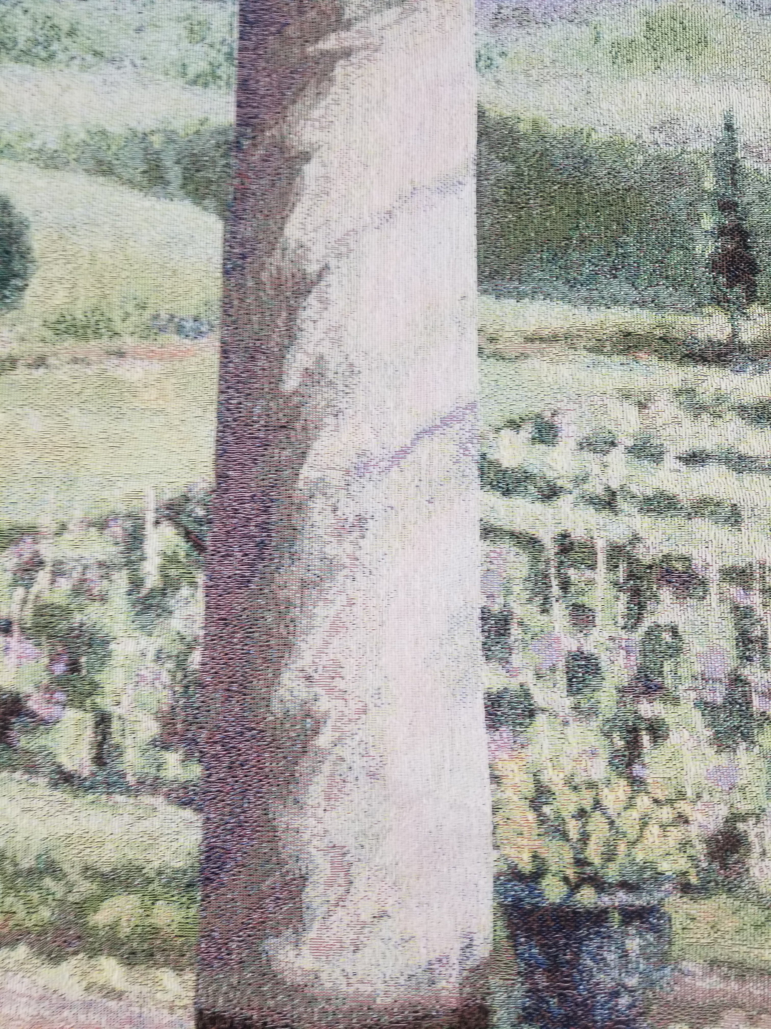 Vintage Tuscan Vineyard Landscape Scene Wall Hanging Tapestry 194x144cm
