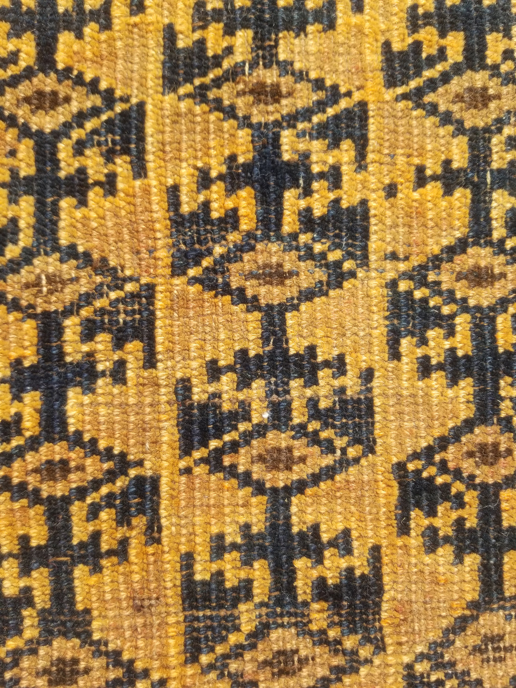 Antique Traditional Handmade Afghan Wool Multicolor Rug 130x91cm
