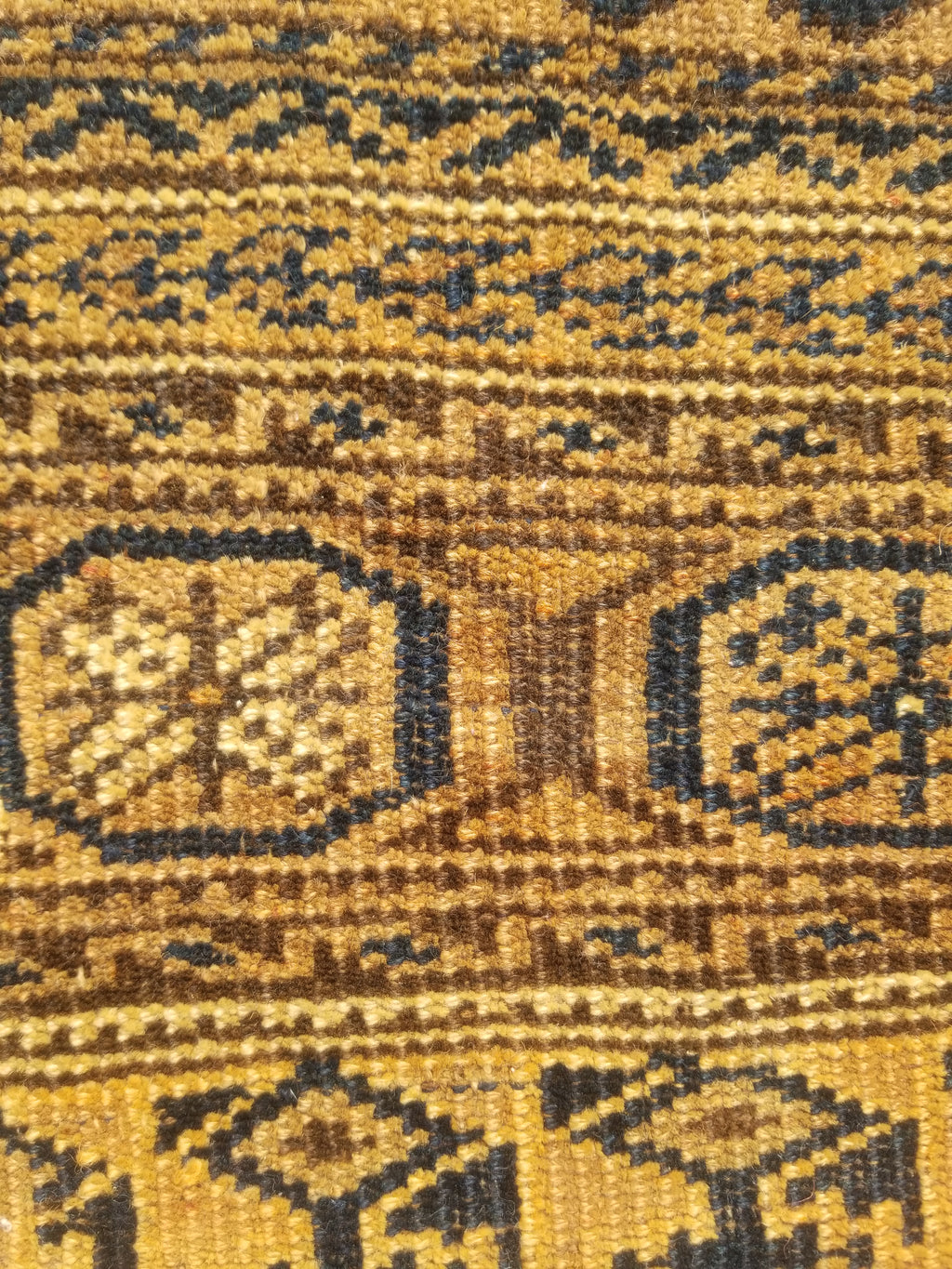 Antique Traditional Handmade Afghan Wool Multicolor Rug 130x91cm