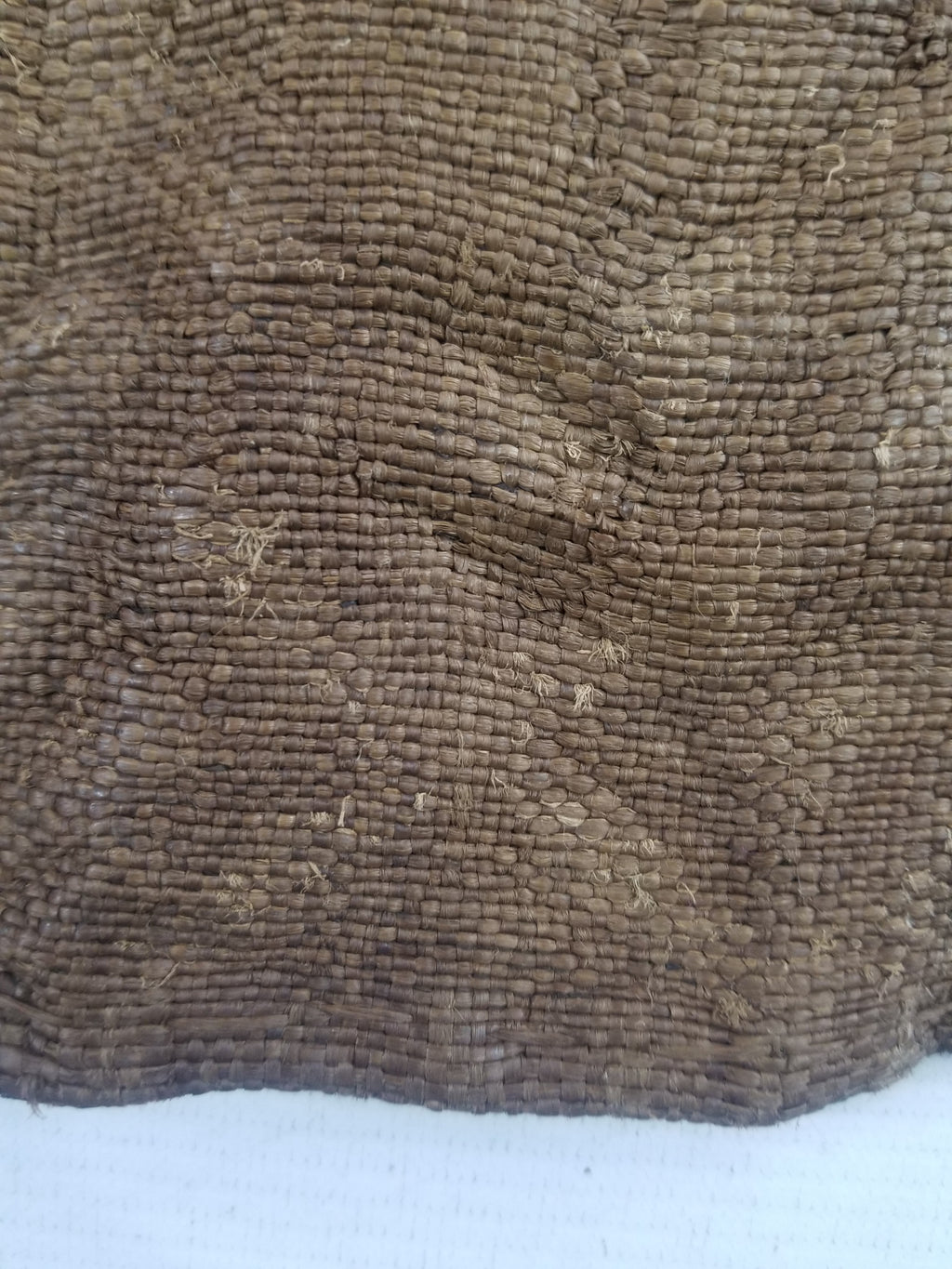 Vintage African Kuba Cloth Raffia Textile Panel 60x54cm