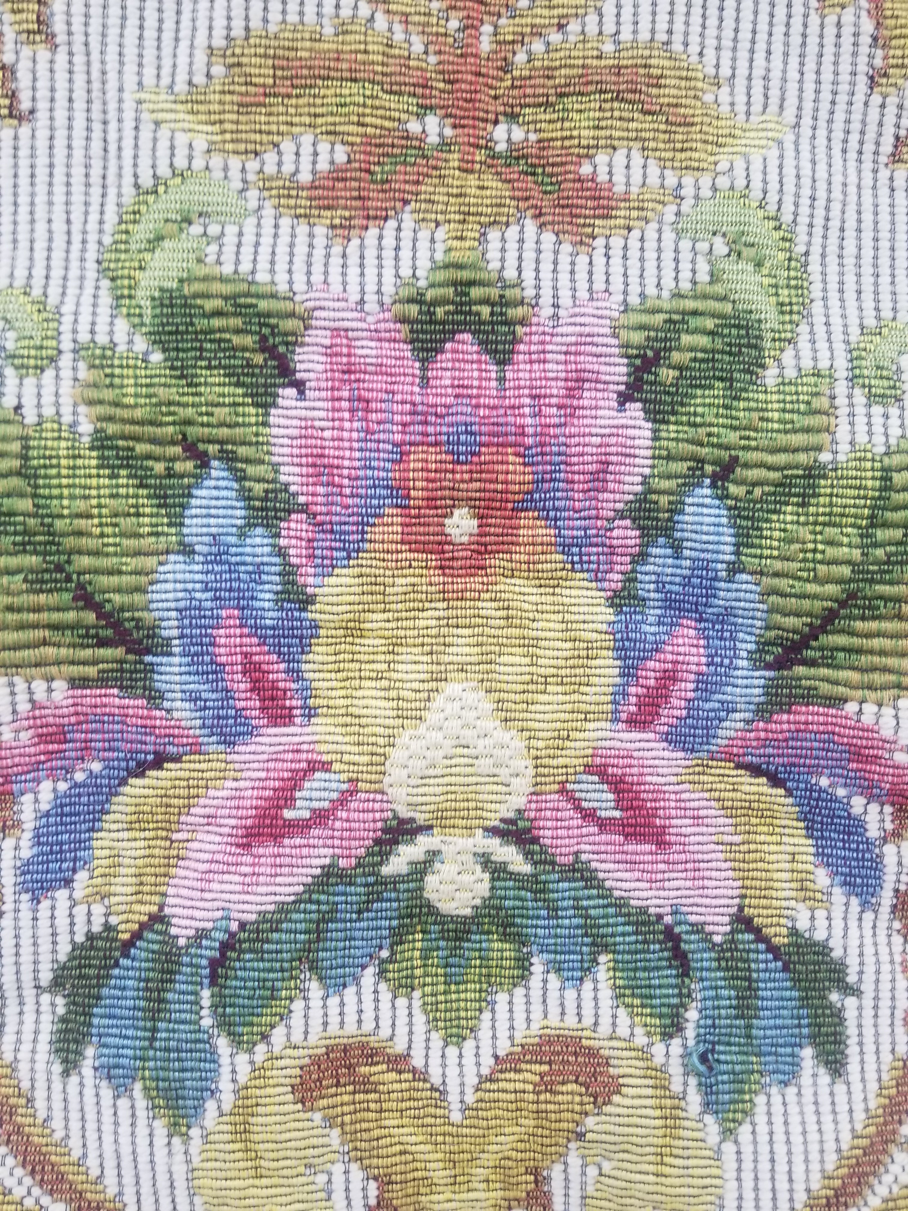 Vintage French Floral Scene Wall Hanging Tapestry 156x150cm