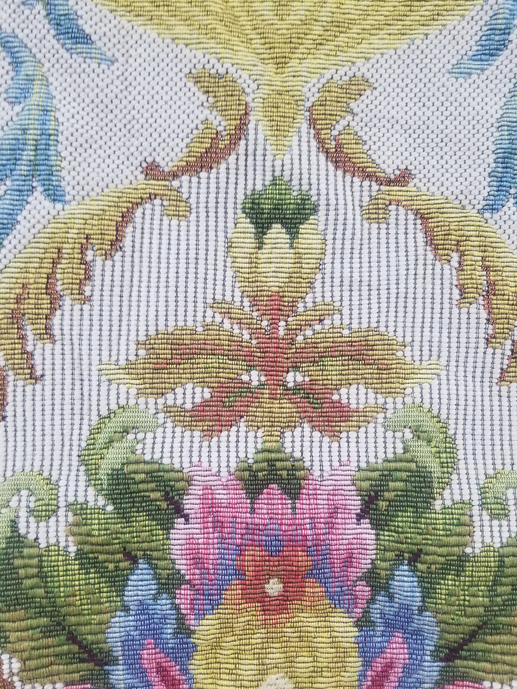 Vintage French Floral Scene Wall Hanging Tapestry 156x150cm