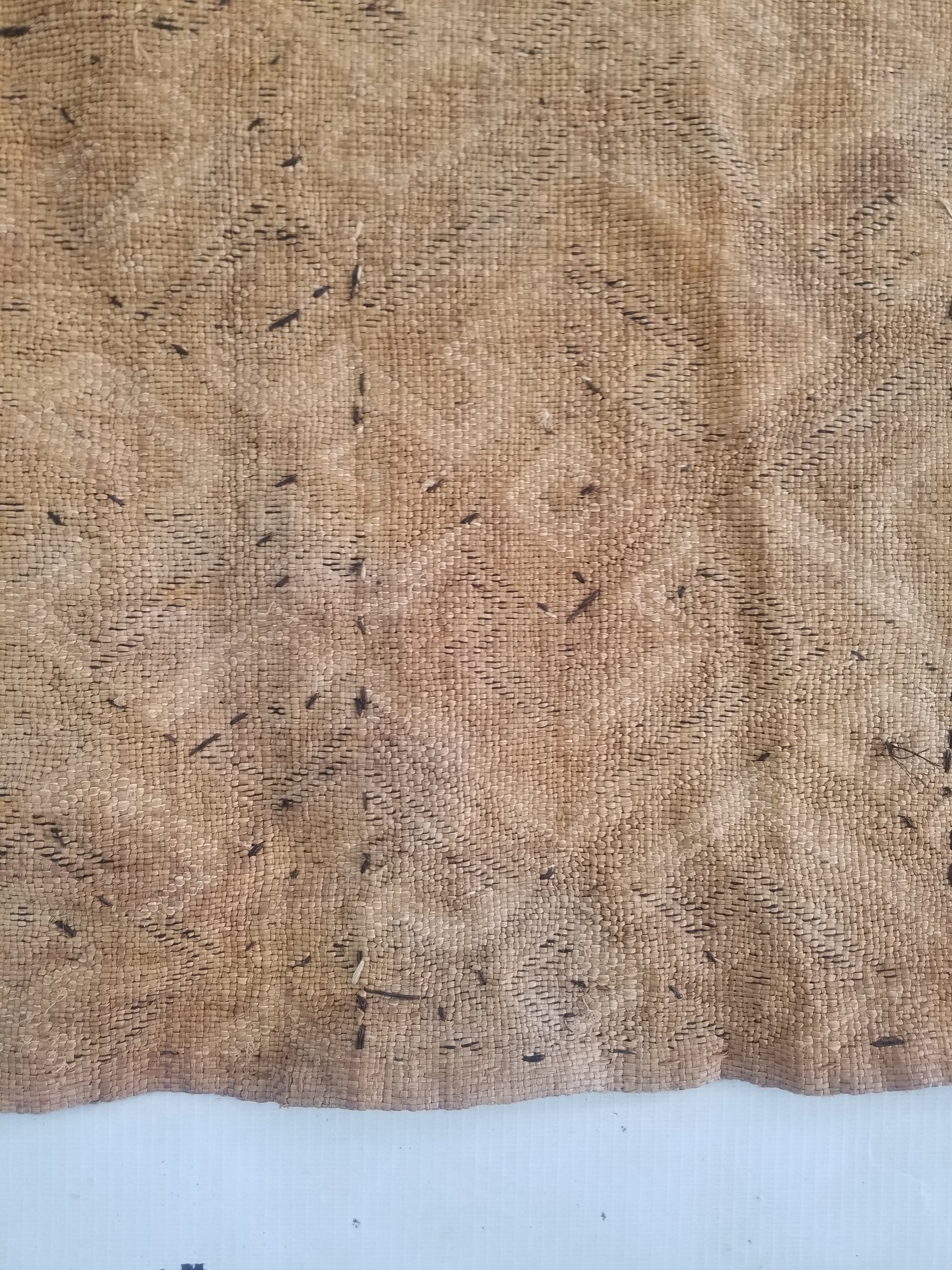 Vintage African Handwoven Kuba Showa Cloth Raffia Textile Panel 84x56cm