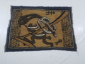Vintage African Tribal Handpainted Mud Cloth Tapestry 110x78cm