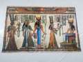 Vintage Egyptian Papyrus Art Print - Pharaohs, Gods & Hieroglyphs 145x96cm