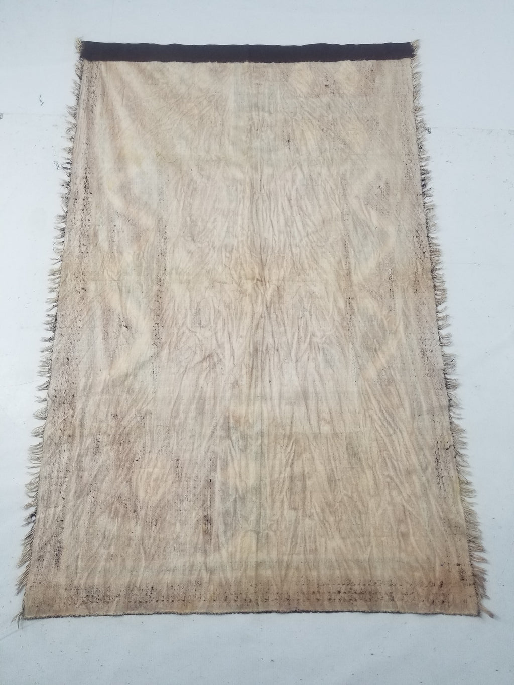 Vintage African Hand Painted Batik Wall Hanging 140x88cm