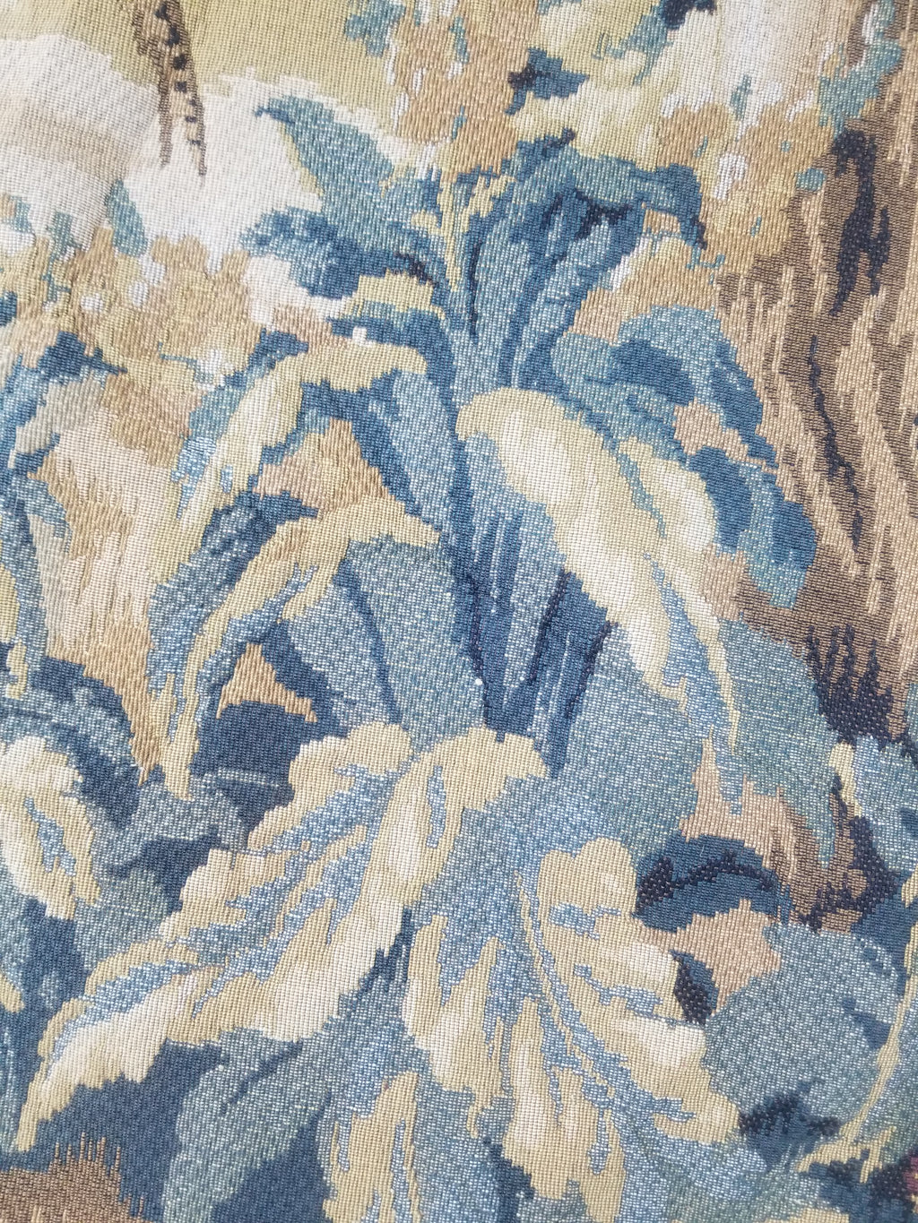 Antique French Verdure Wall Hanging Tapestry 178x156cm