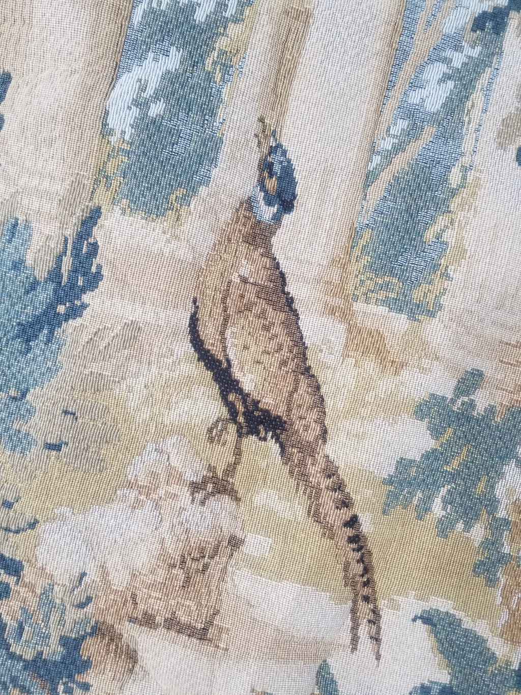 Antique French Verdure Wall Hanging Tapestry 178x156cm