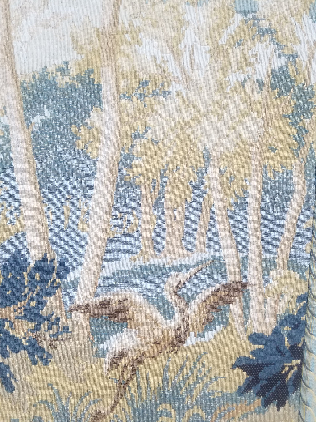 Antique French Verdure Wall Hanging Tapestry 178x156cm