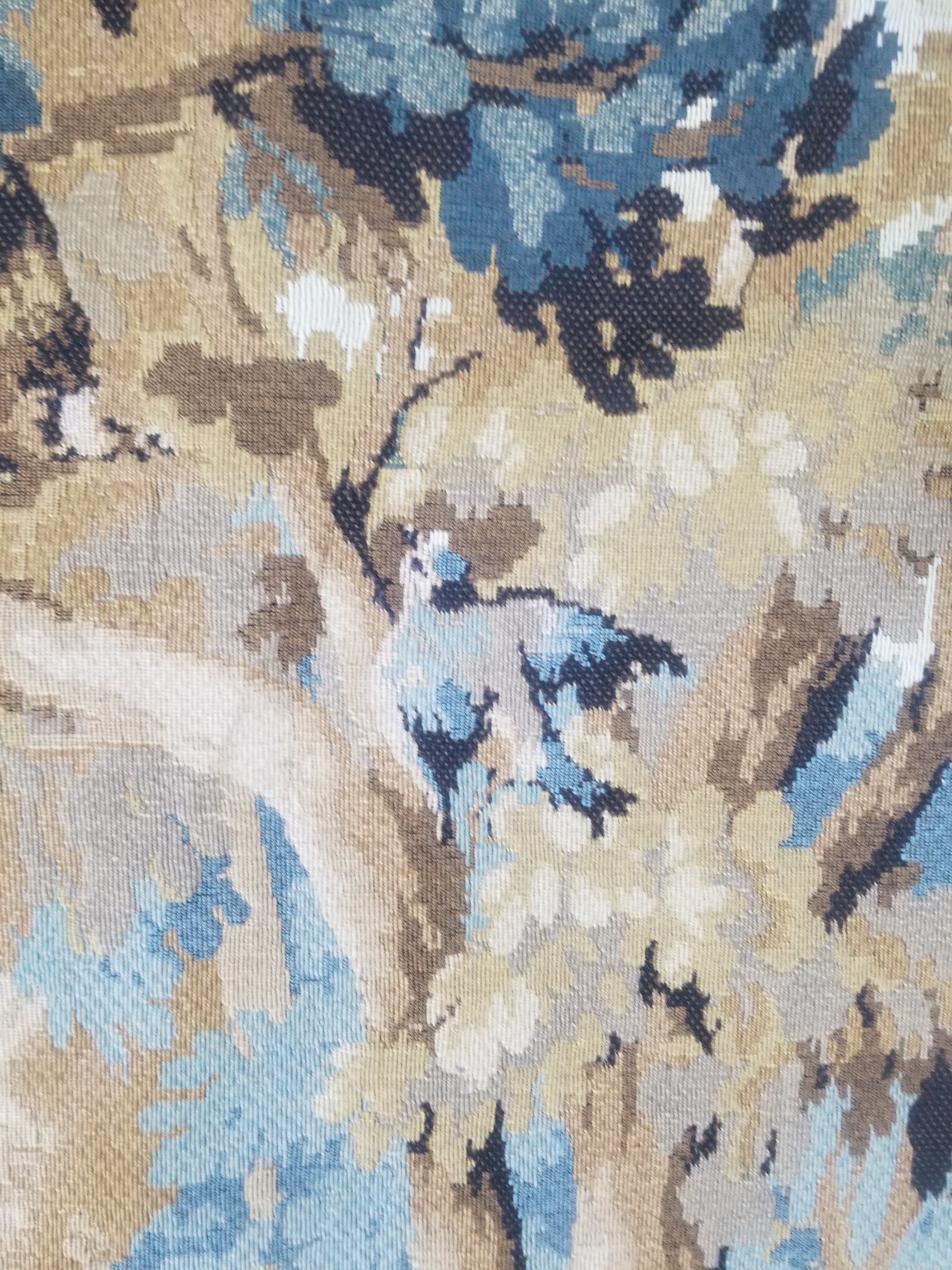 Antique French Verdure Wall Hanging Tapestry 178x156cm