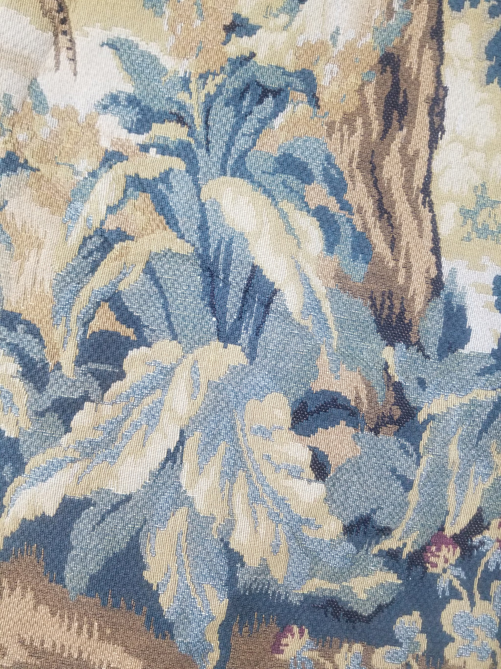 Antique French Verdure Wall Hanging Tapestry 178x156cm