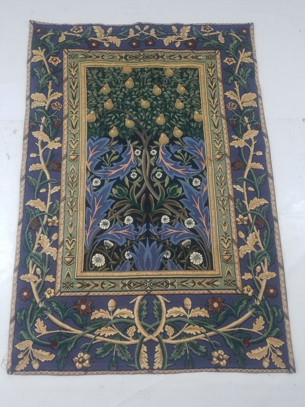 Vintage Tree of Life Scene Wall Hanging Tapestry 136x95cm