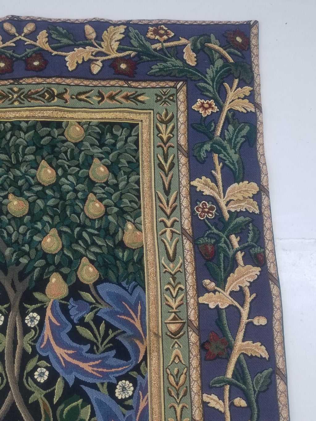 Vintage Tree of Life Scene Wall Hanging Tapestry 136x95cm