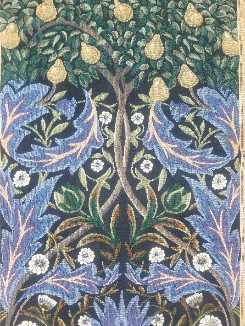 Vintage Tree of Life Scene Wall Hanging Tapestry 136x95cm
