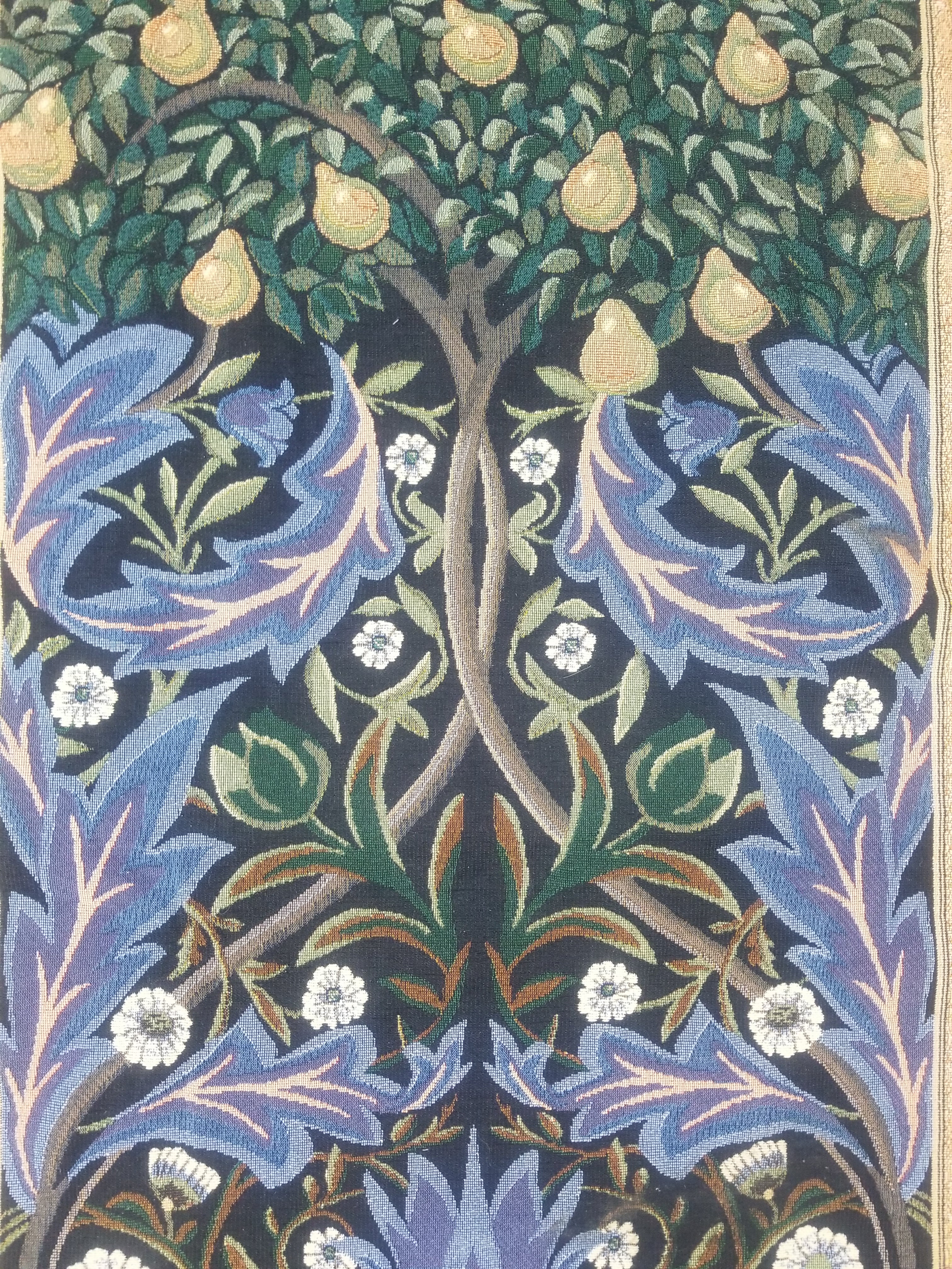 Vintage Tree of Life Scene Wall Hanging Tapestry 136x95cm