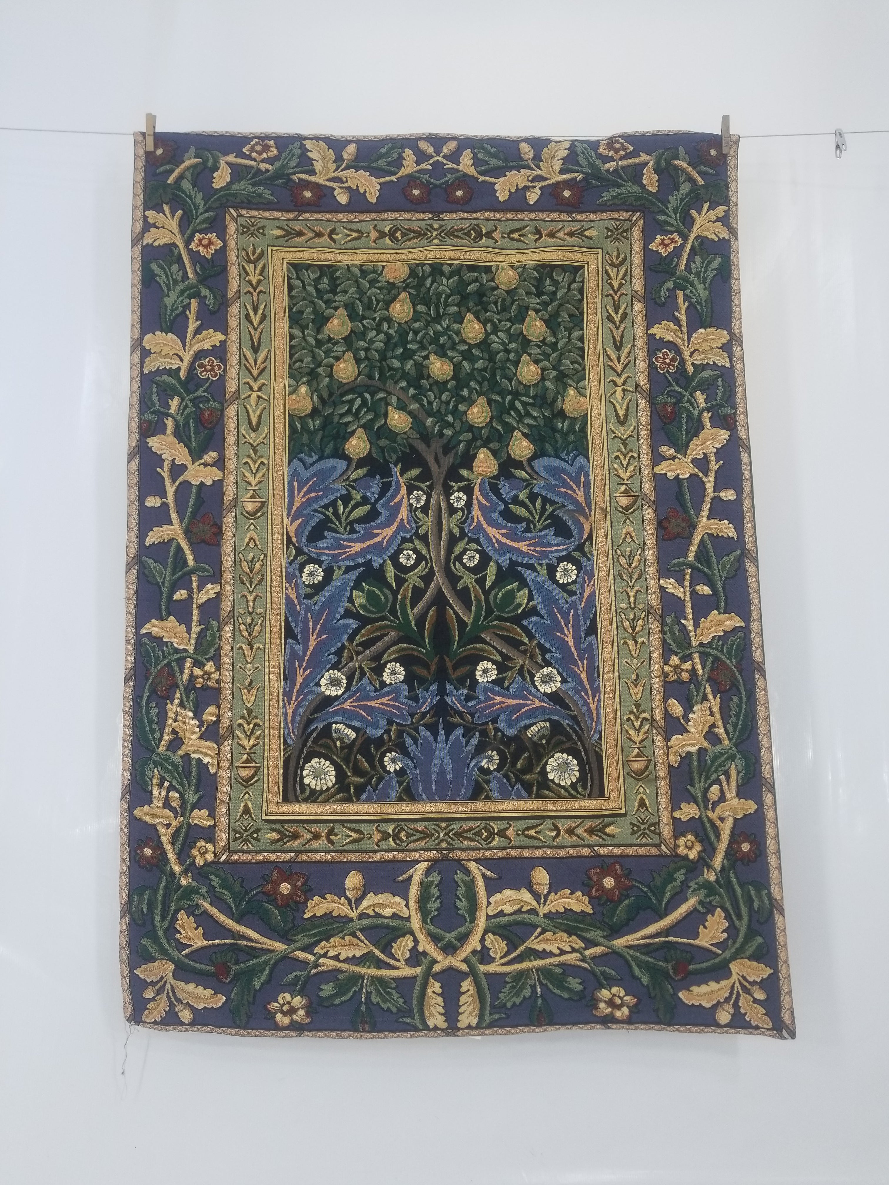 Vintage Tree of Life Scene Wall Hanging Tapestry 136x95cm