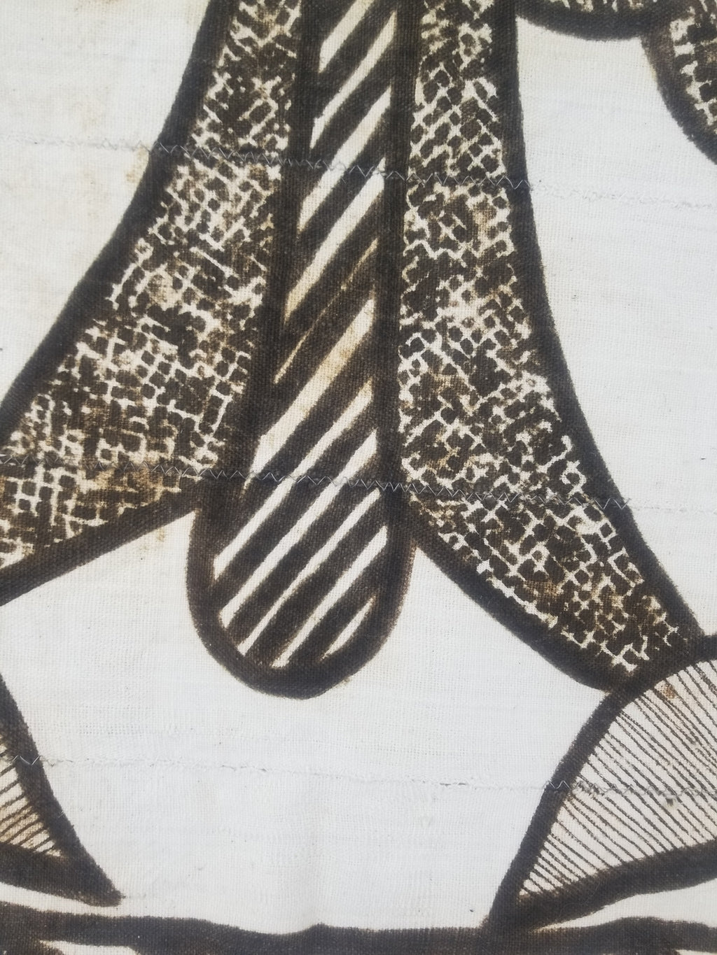 Vintage African Korhogo Senufo Mudcloth Tribal Art Tapestry 124x79cm