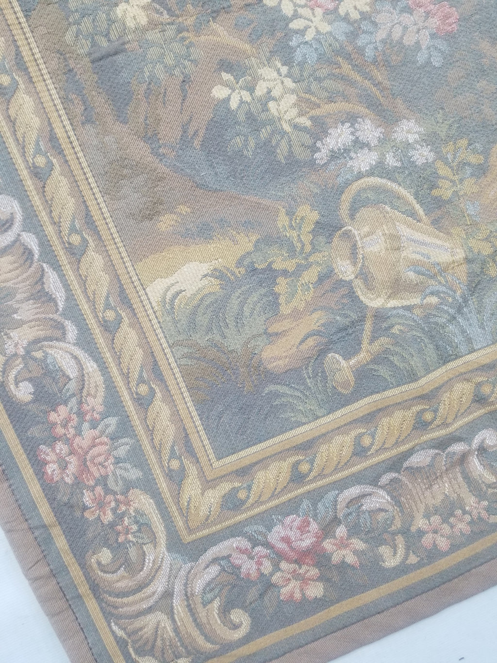 Vintage French Romantic Scene Wall Hanging Tapestry 137x92cm