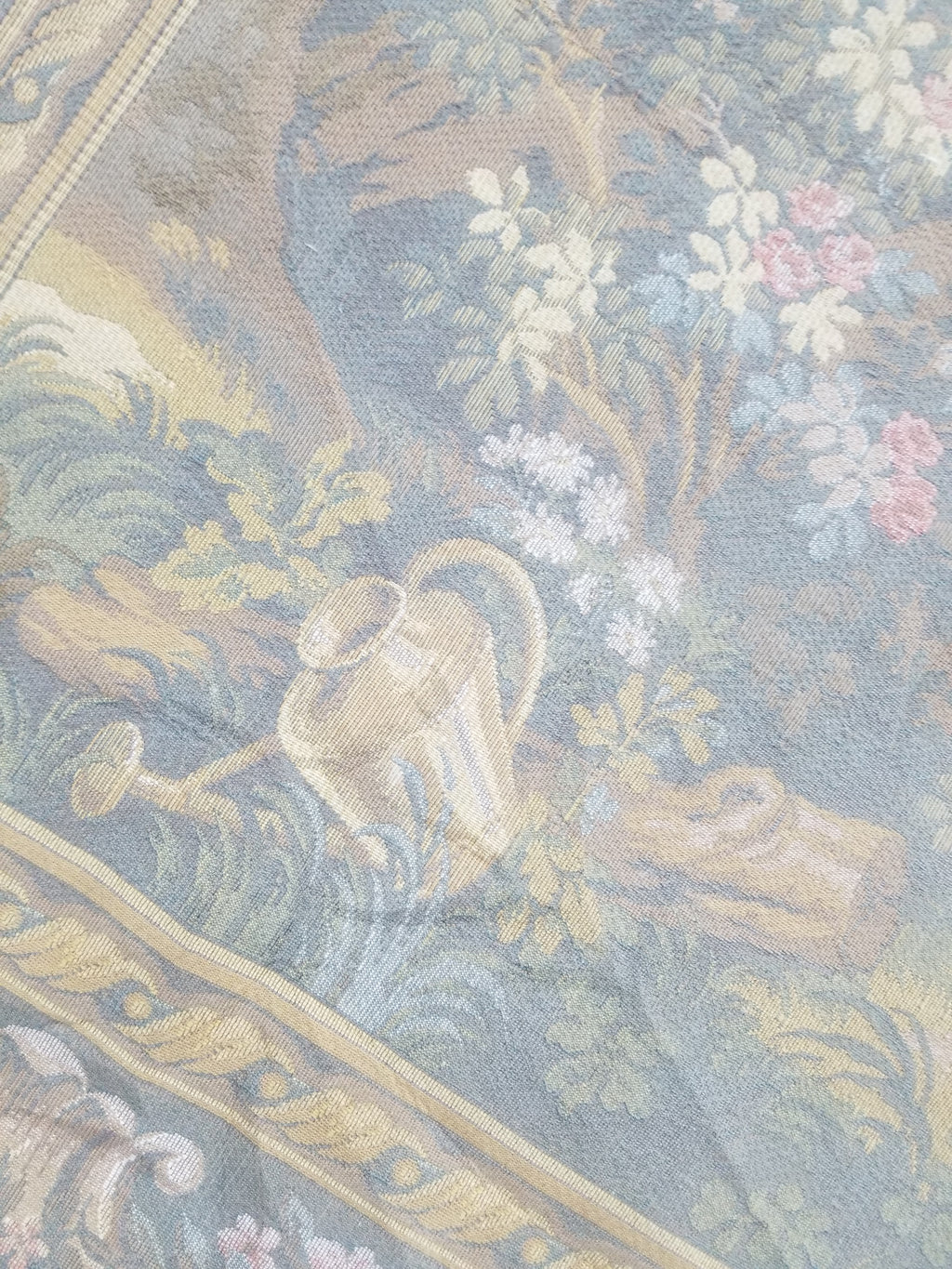Vintage French Romantic Scene Wall Hanging Tapestry 137x92cm