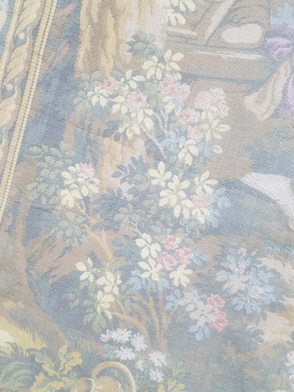 Vintage French Romantic Scene Wall Hanging Tapestry 137x92cm