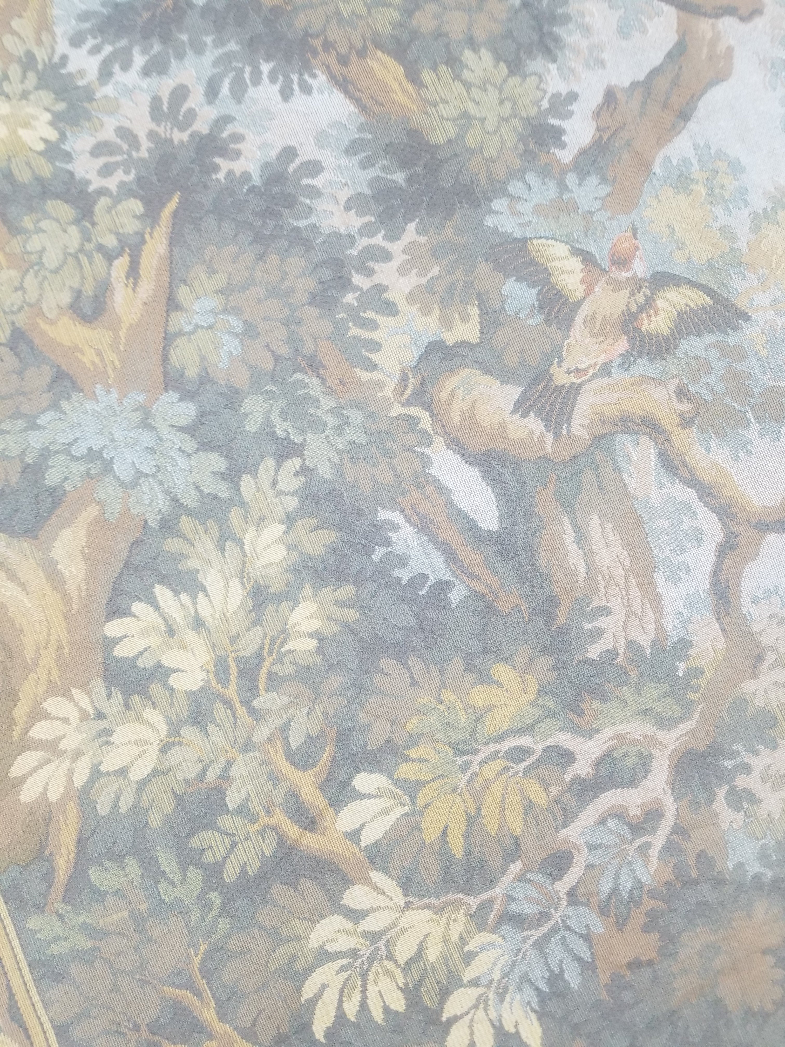 Vintage French Romantic Scene Wall Hanging Tapestry 137x92cm