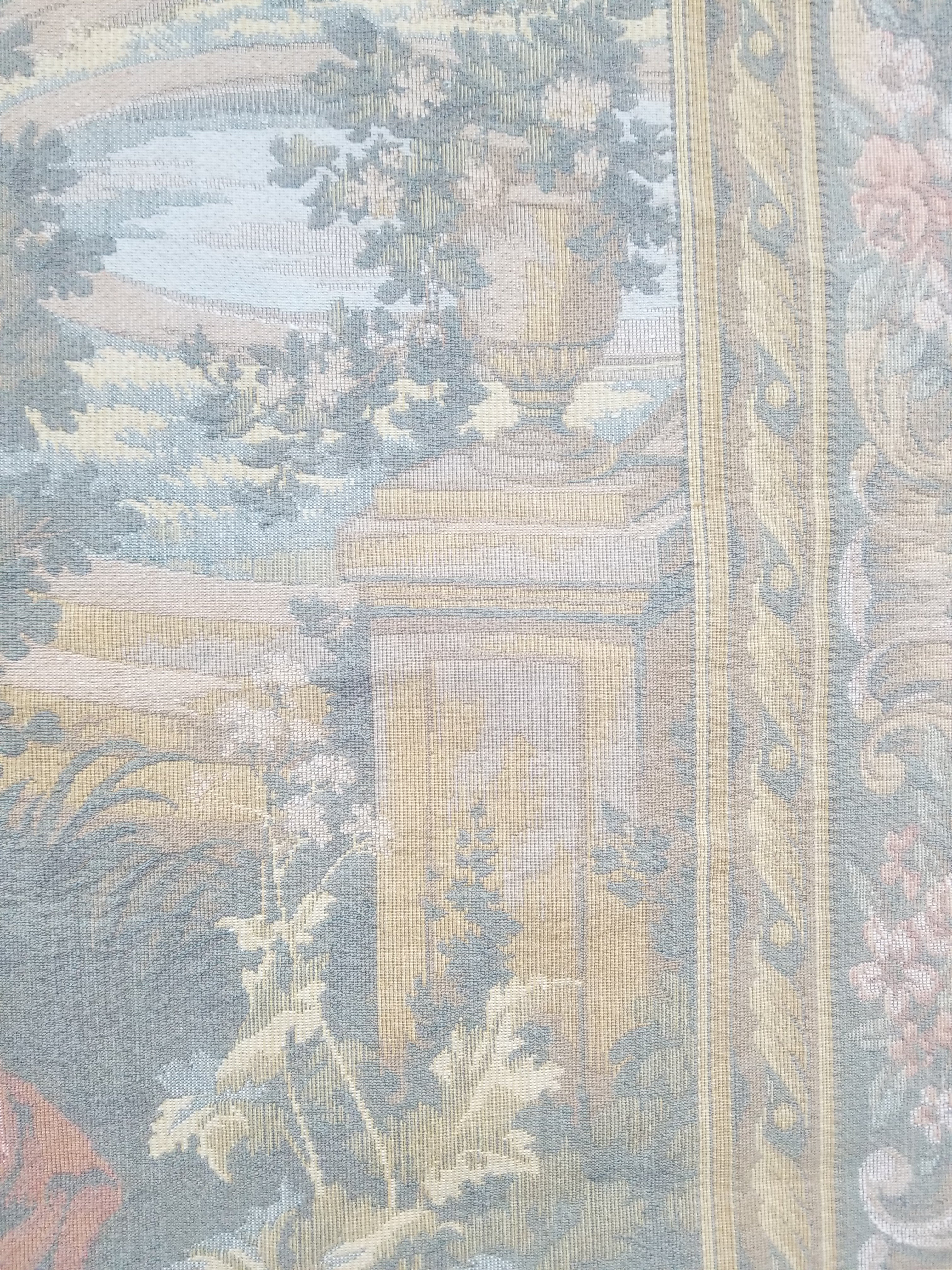 Vintage French Romantic Scene Wall Hanging Tapestry 137x92cm