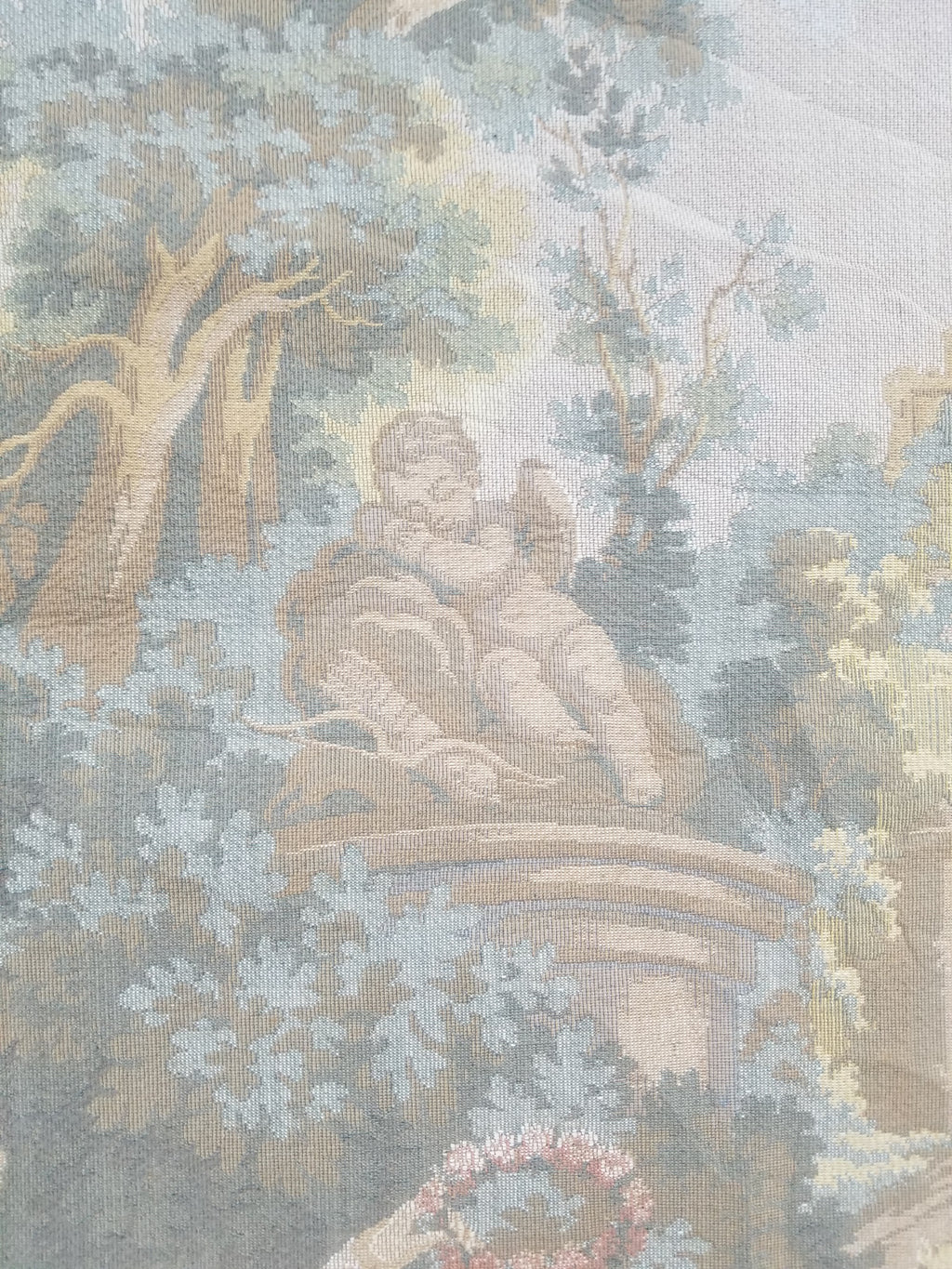 Vintage French Romantic Scene Wall Hanging Tapestry 137x92cm