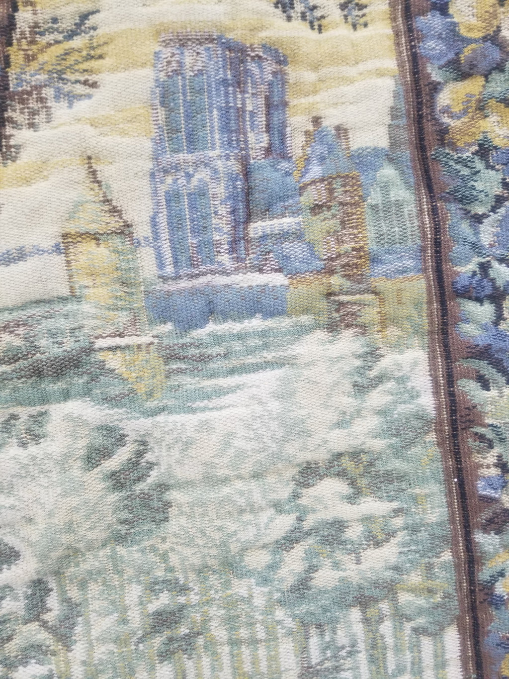 Vintage French The Royal Hunt Scene Wall Hanging Tapestry 201x126cm