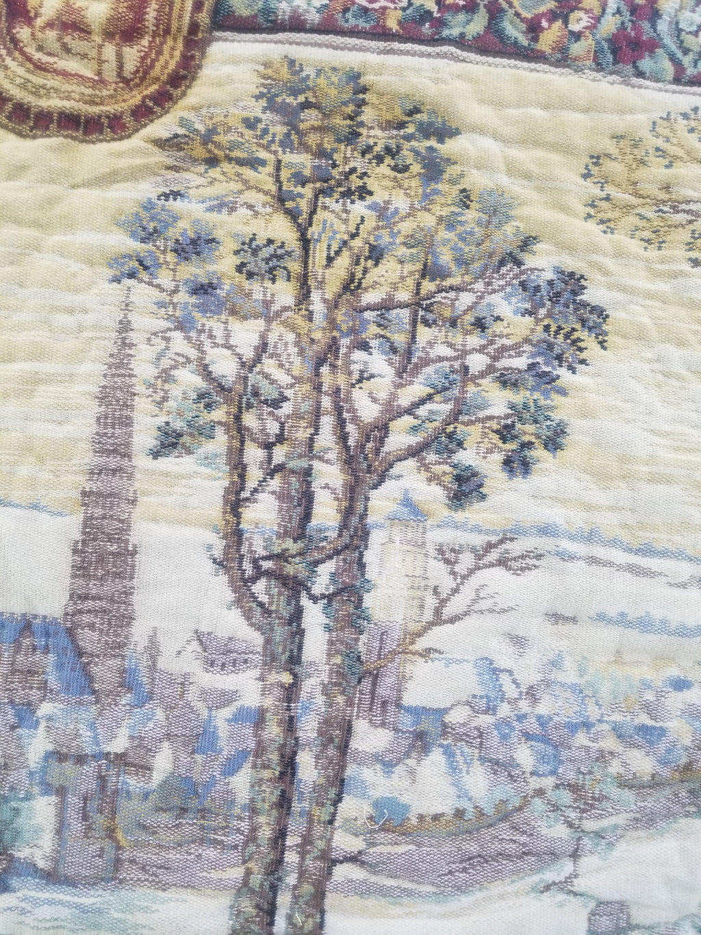 Vintage French The Royal Hunt Scene Wall Hanging Tapestry 201x126cm