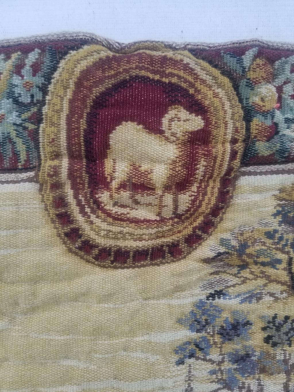 Vintage French The Royal Hunt Scene Wall Hanging Tapestry 201x126cm
