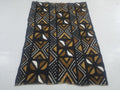Vintage Traditional Handwoven African Mud Cloth Textile 159x114cm