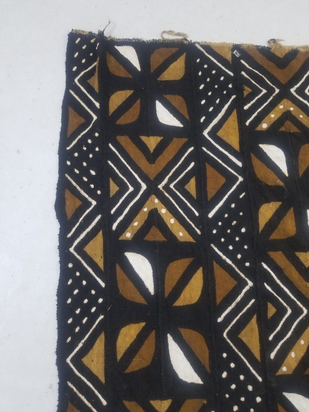 Vintage Traditional Handwoven African Mud Cloth Textile 159x114cm