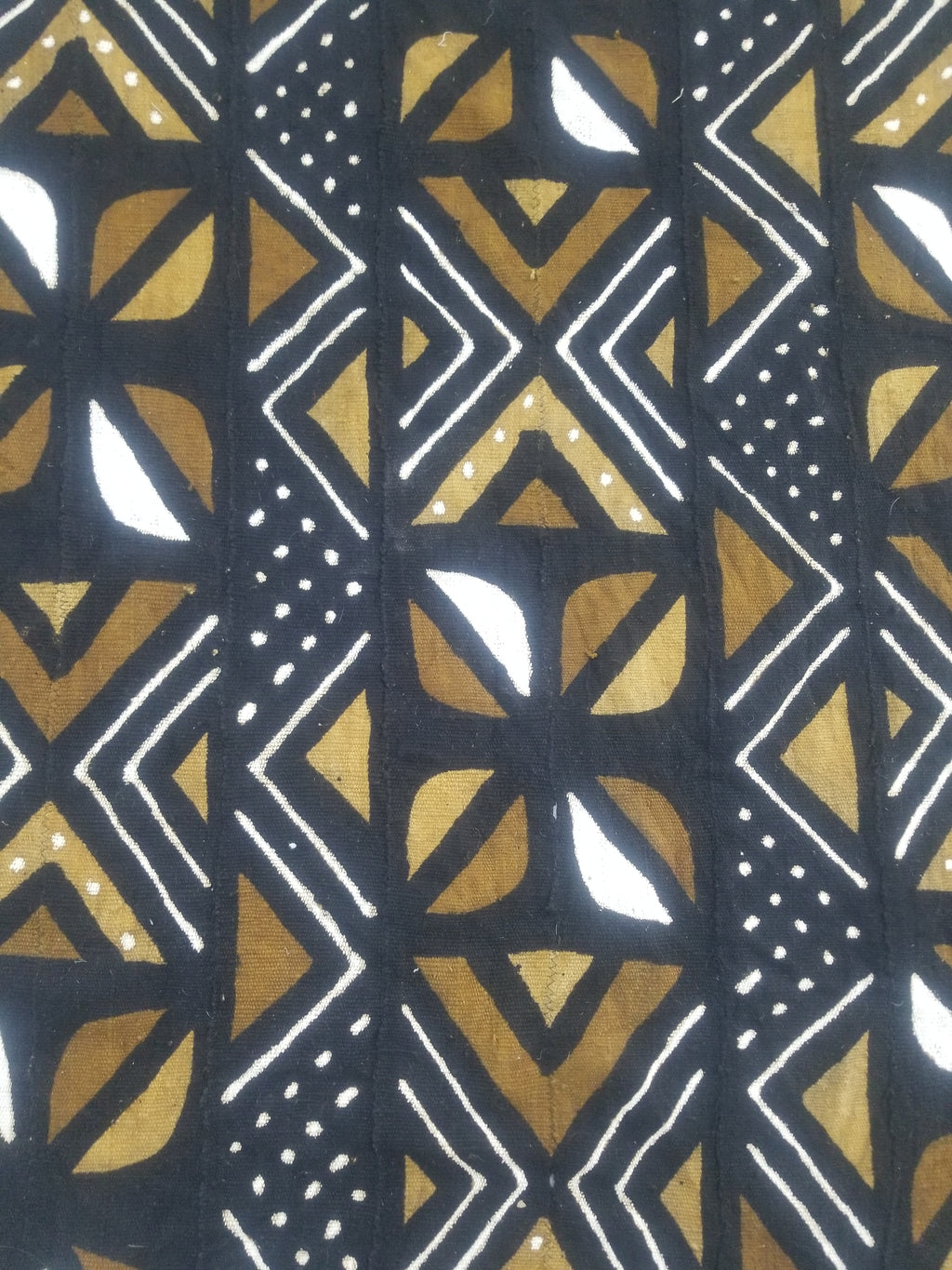 Vintage Traditional Handwoven African Mud Cloth Textile 159x114cm