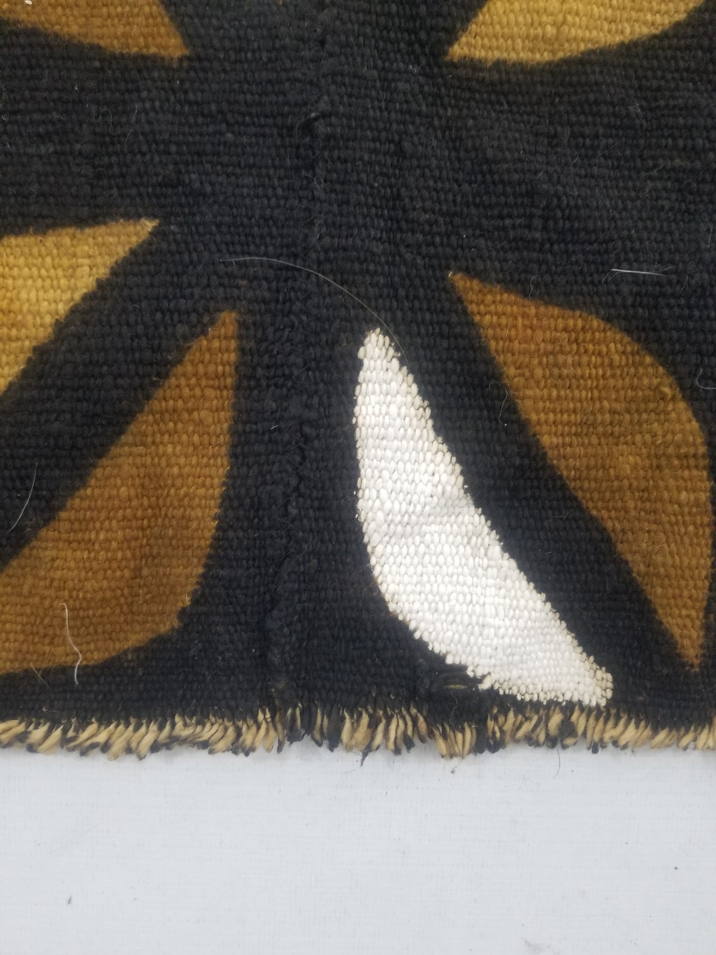 Vintage Traditional Handwoven African Mud Cloth Textile 159x114cm