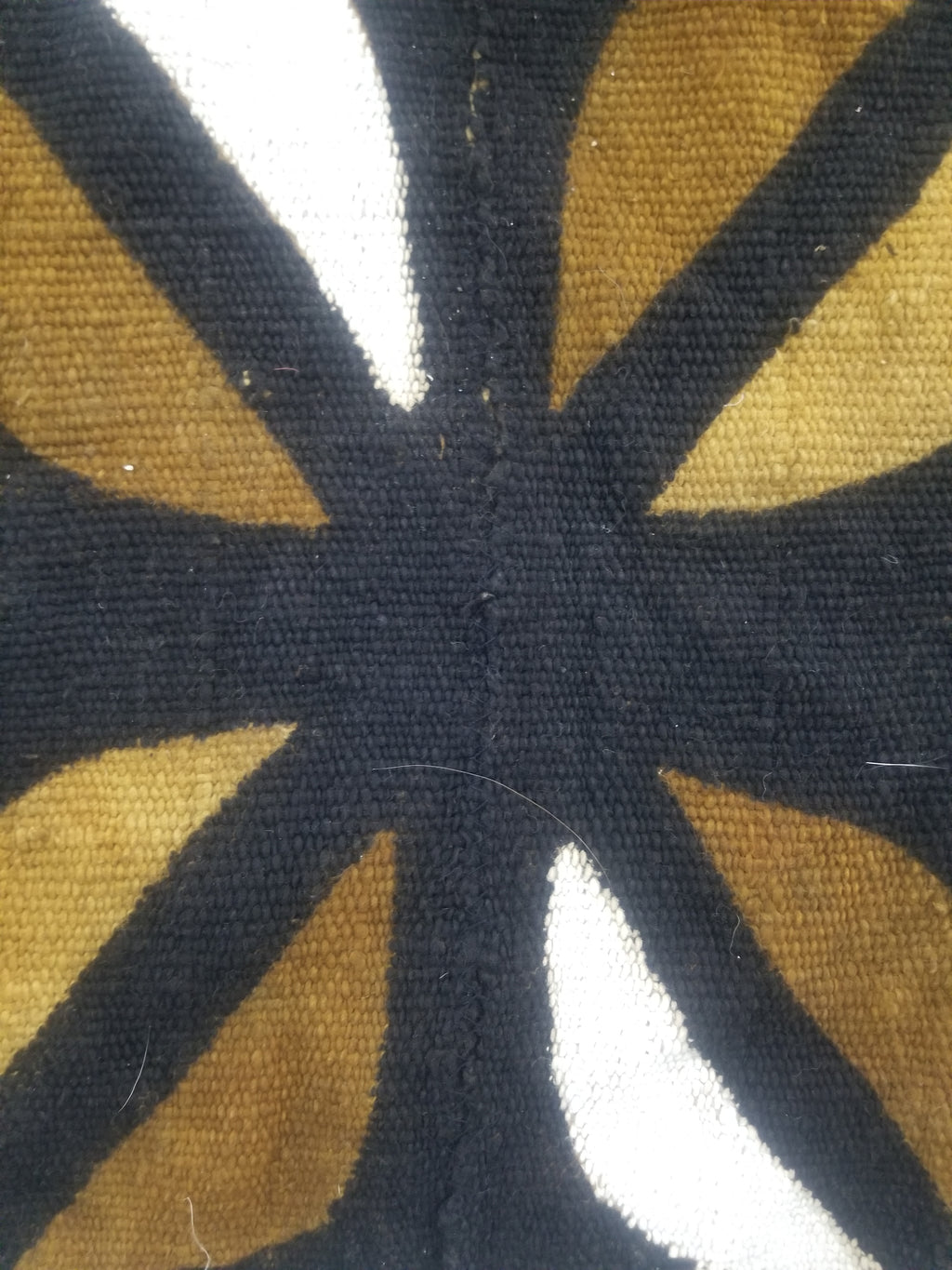 Vintage Traditional Handwoven African Mud Cloth Textile 159x114cm