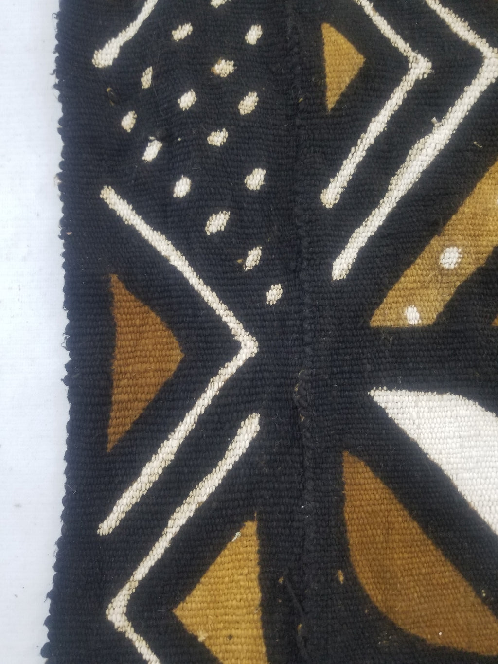 Vintage Traditional Handwoven African Mud Cloth Textile 159x114cm
