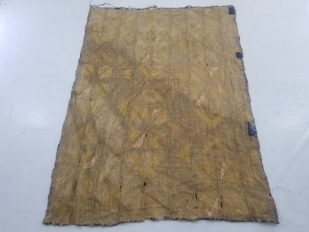 Vintage Traditional Handwoven African Mud Cloth Textile 159x114cm