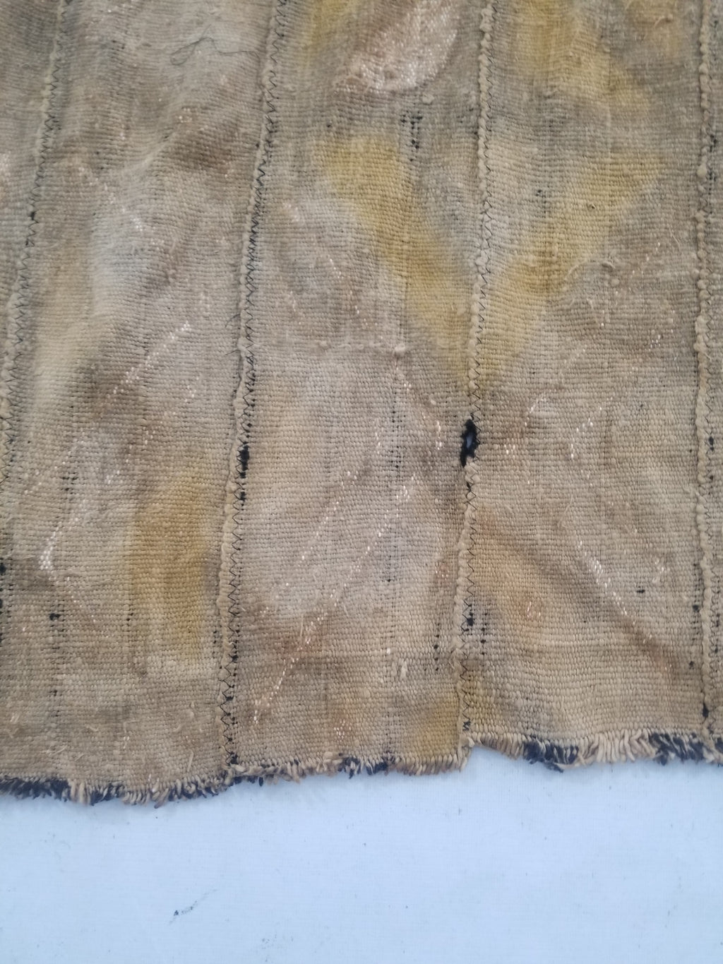 Vintage Traditional Handwoven African Mud Cloth Textile 159x114cm